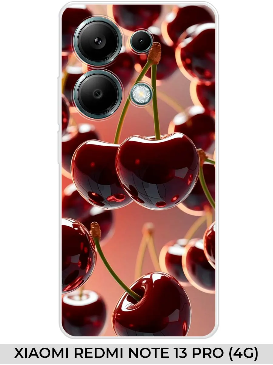 Xiaomi / Чехол на Redmi NOTE 13 PRO (4G) вишня