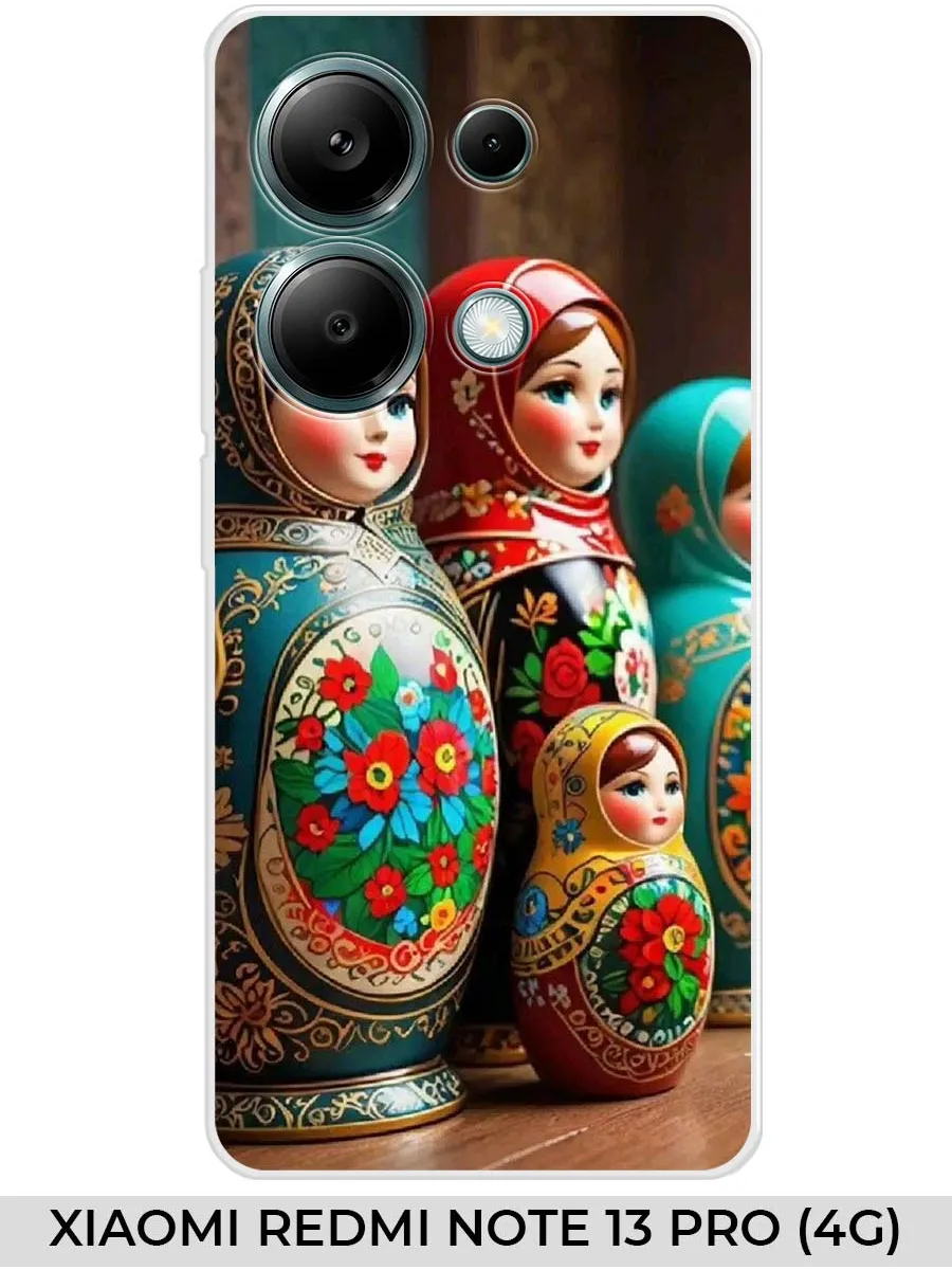 Xiaomi / Чехол на Redmi NOTE 13 PRO (4G) с матрешкой