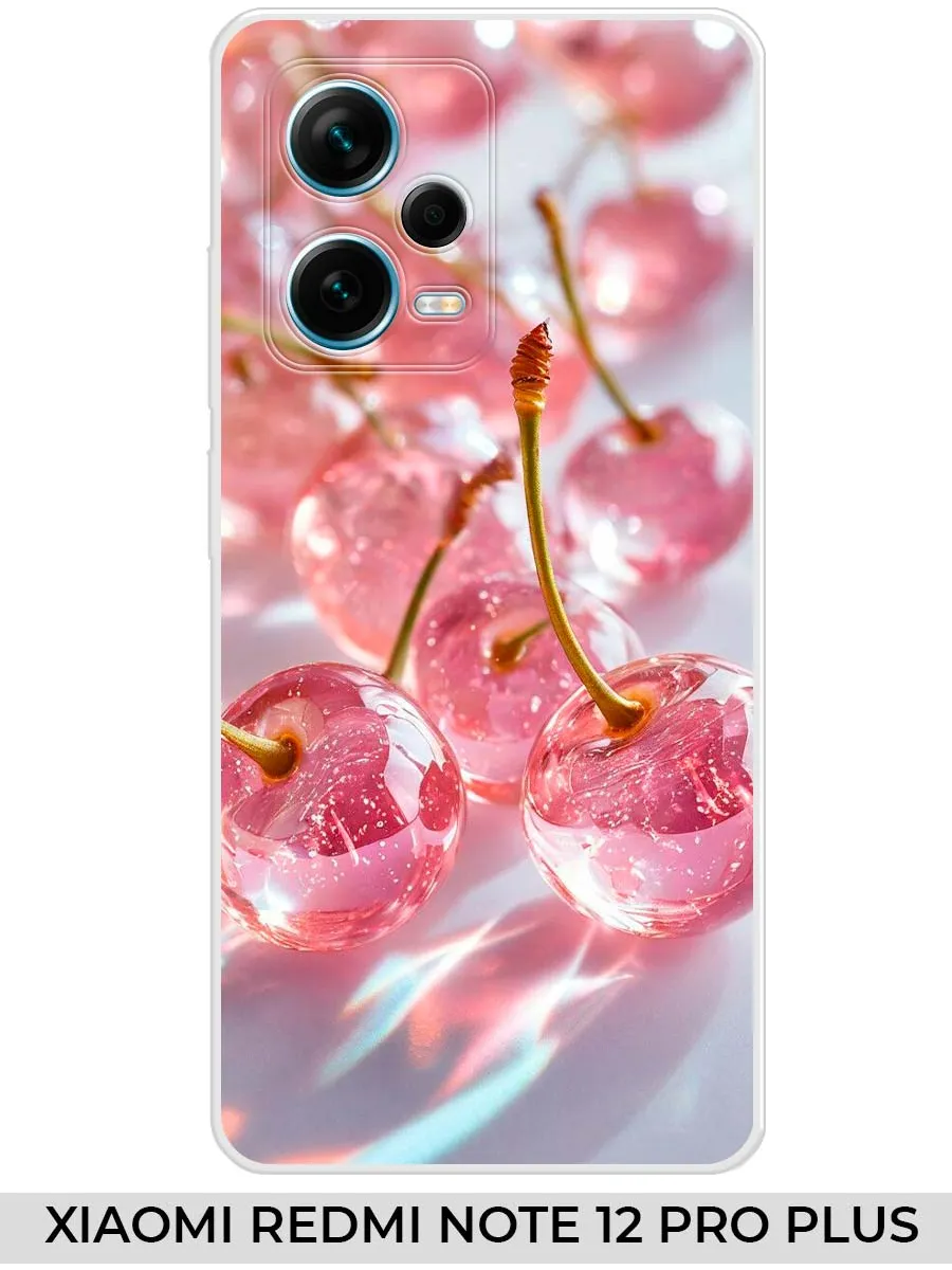 Xiaomi / Чехол на Redmi NOTE 12 PRO PLUS (2023) вишня