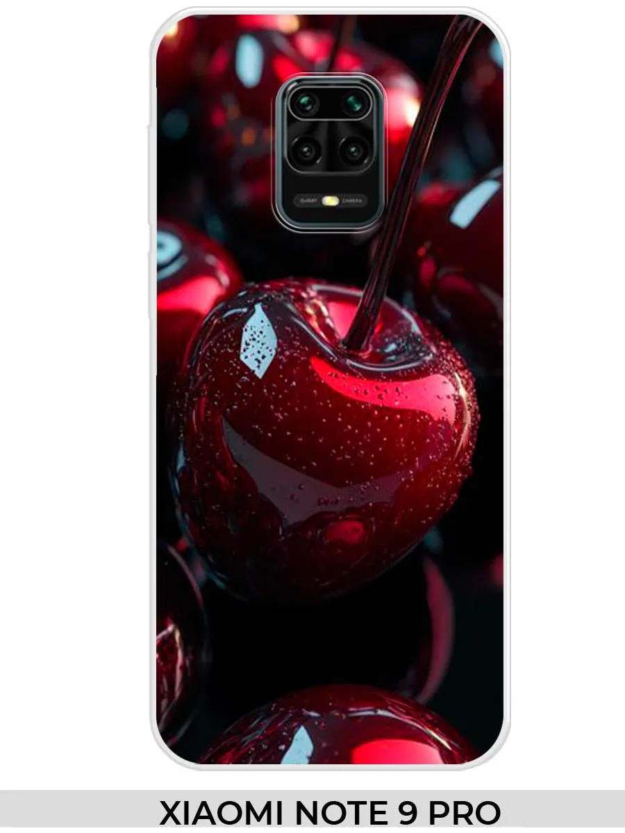 Xiaomi / Чехол на Redmi Note 9 pro Note 9S вишня