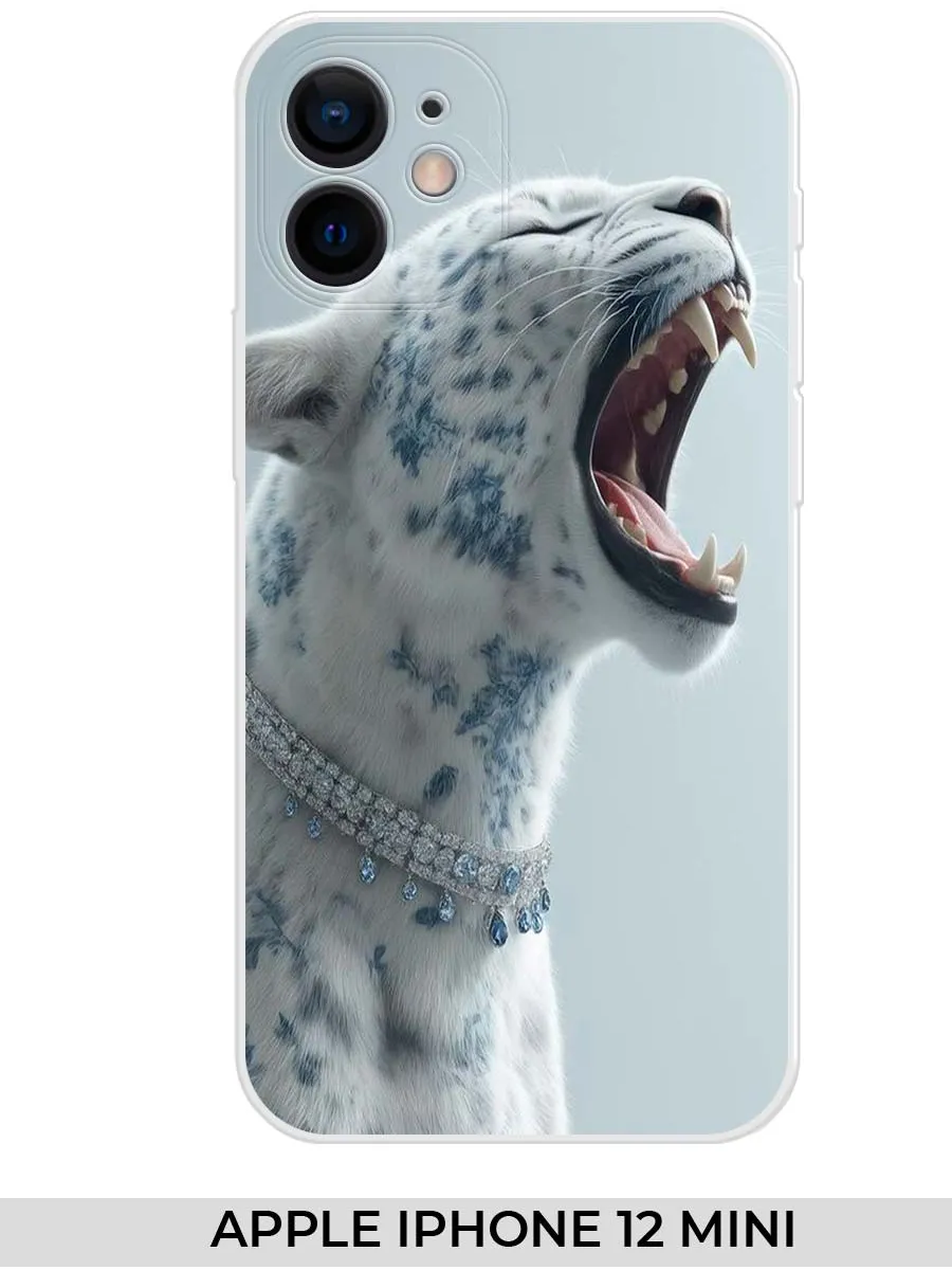 NOOTO / Чехол на Apple iPhone 12 mini (для Айфон 12 мини) пантерой