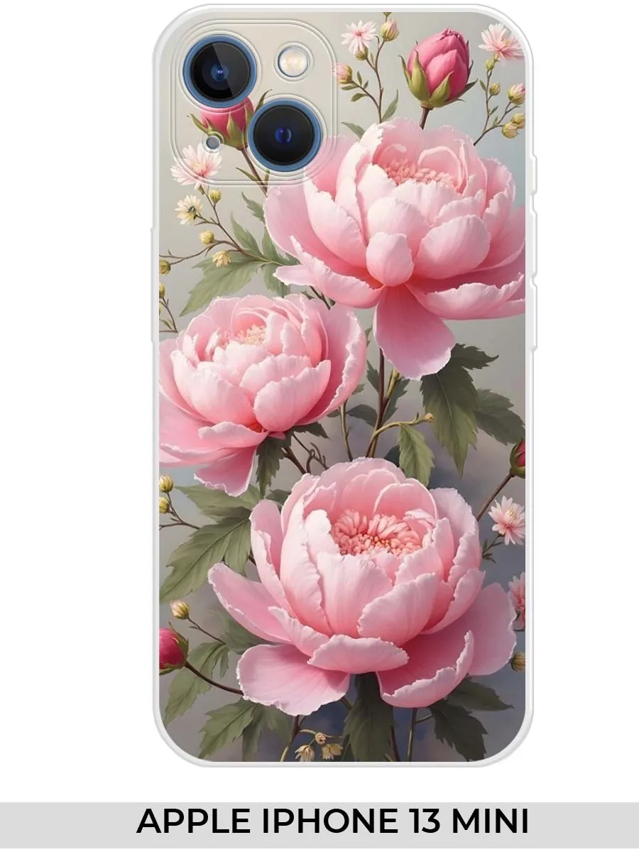 NOOTO / Чехол на Apple iPhone 13 mini (для Айфон 13 мини) розами