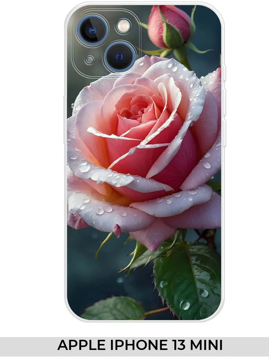 NOOTO / Чехол на Apple iPhone 13 mini (для Айфон 13 мини) розами