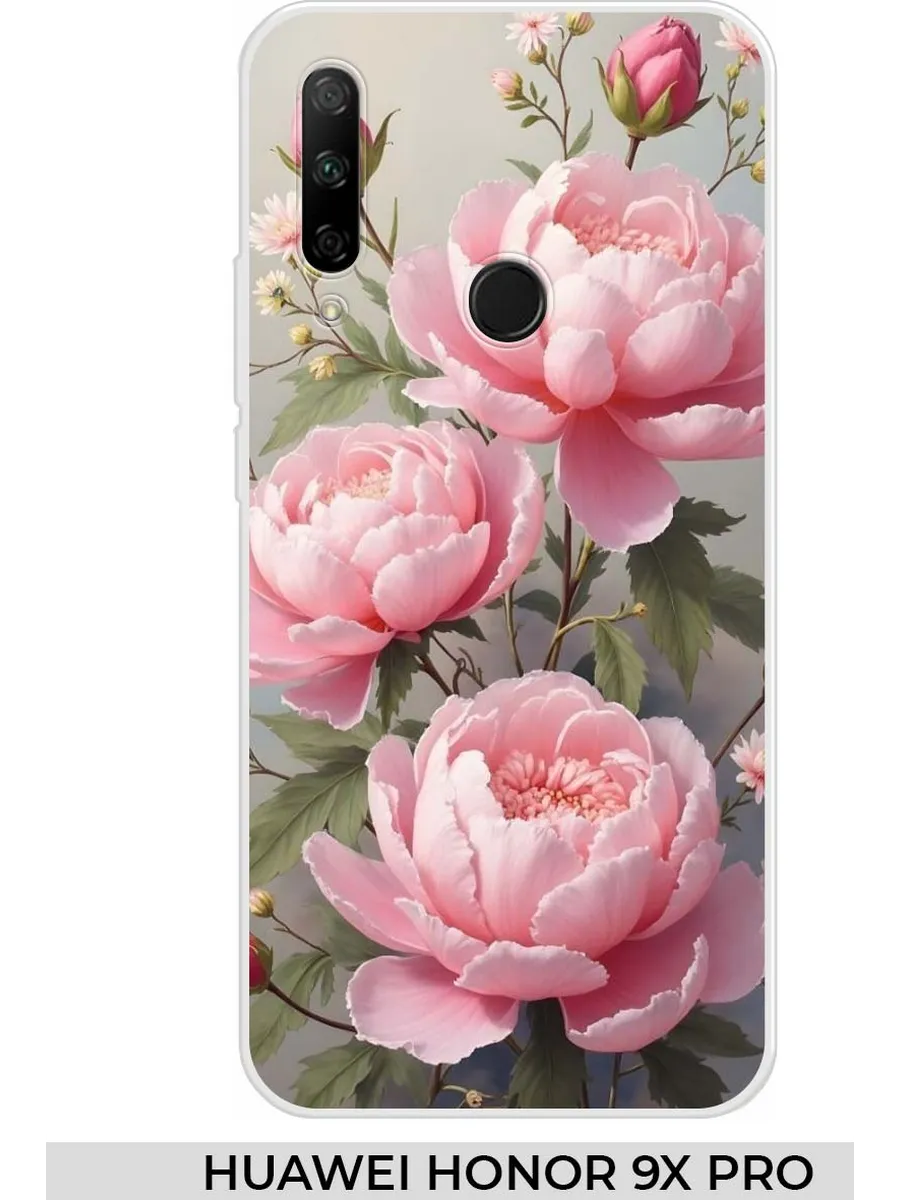Huawei / Чехол на Honor 9X PRO Y9S розами