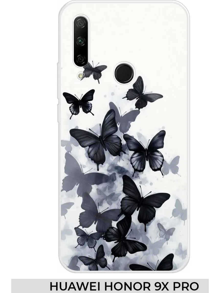 Huawei / Чехол на Honor 9X PRO Y9S с бабочками
