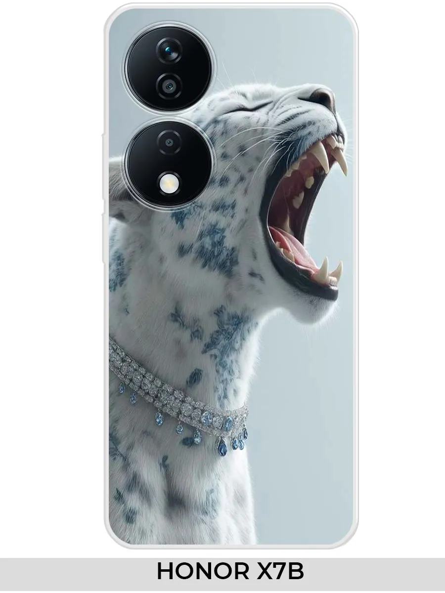 Huawei / Чехол на Honor X7B пантерой