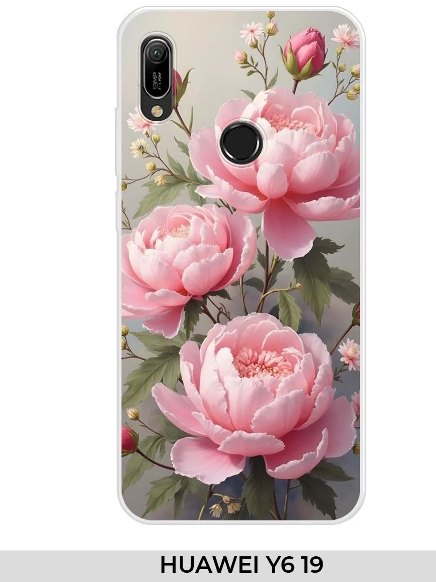Huawei / Чехол на Y6 19 Enjoi 9E 8A pro 8a розами