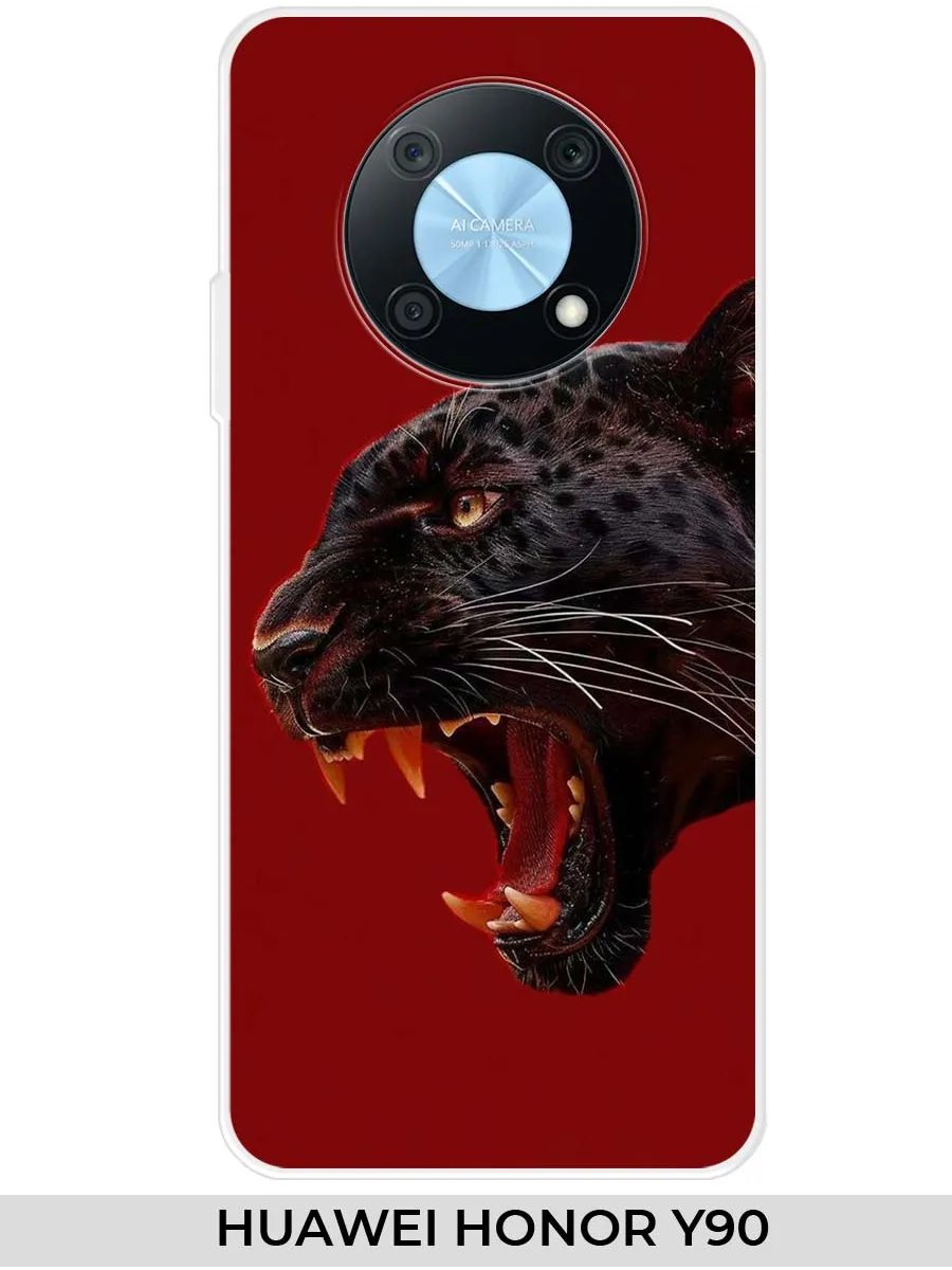 Huawei / Чехол на Honor Y90 (для Хонор У90) пантерой