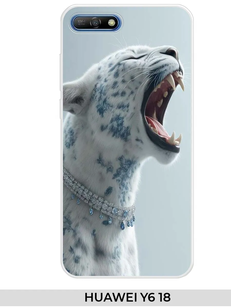 Huawei / Чехол на Y6 18 пантерой