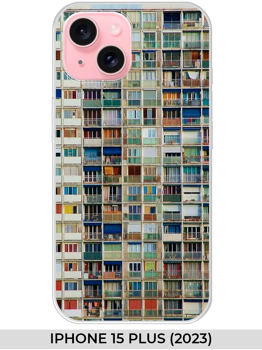 NOOTO / Чехол на iPhone 15 Plus (2023) (для Айфон 15+) панелька
