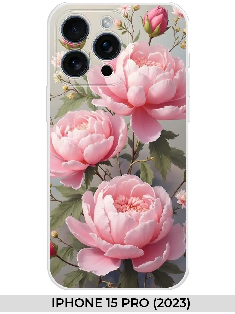 NOOTO / Чехол на iPhone 15 PRO (2023) розами