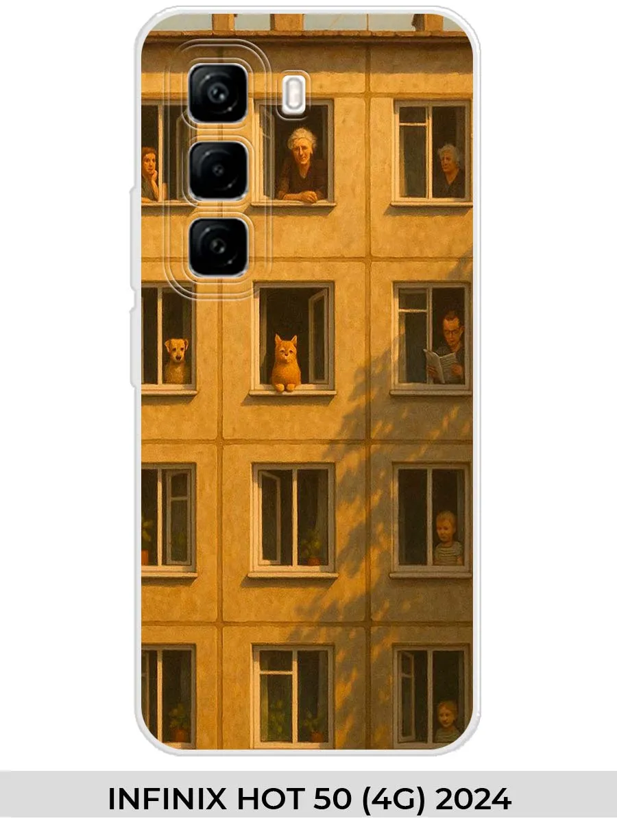 Infinix / Чехол на HOT 50 (4G) 2024 панелька
