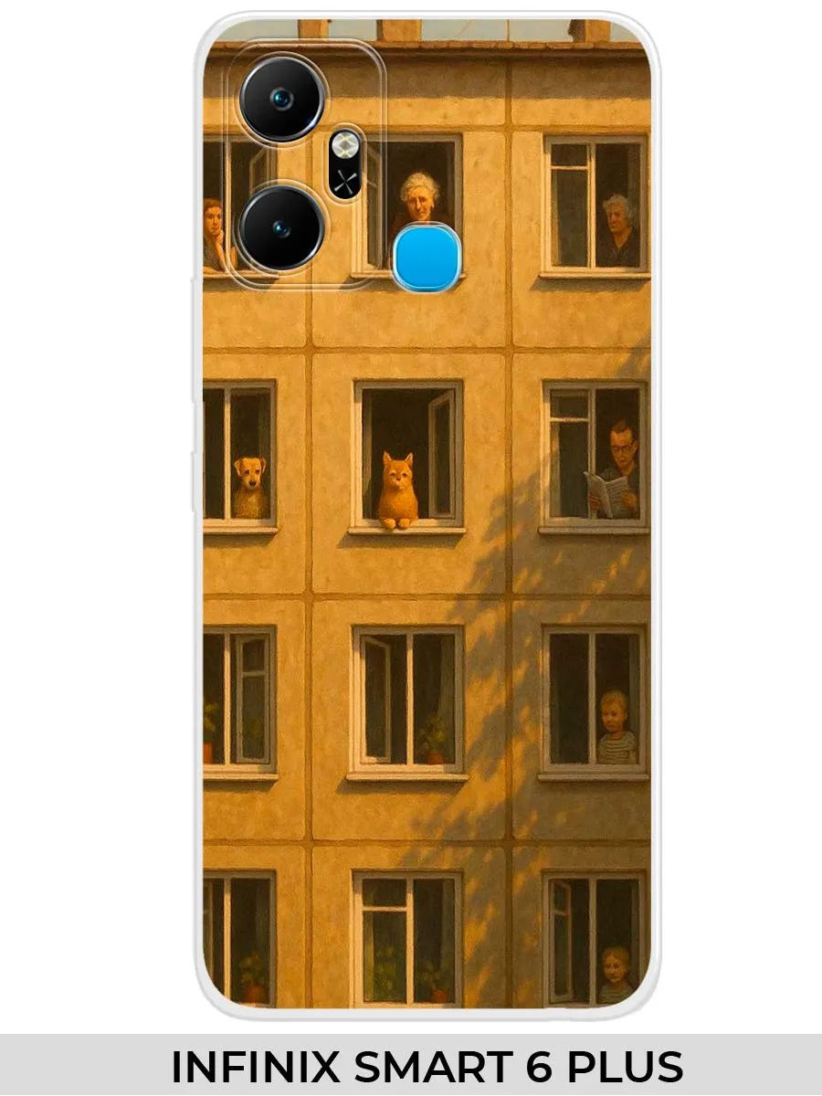 Infinix / Чехол на SMART 6+ (для смарт 6 плюс) панелька