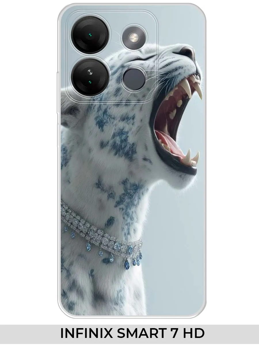 Infinix / Чехол на SMART 7 HD пантерой