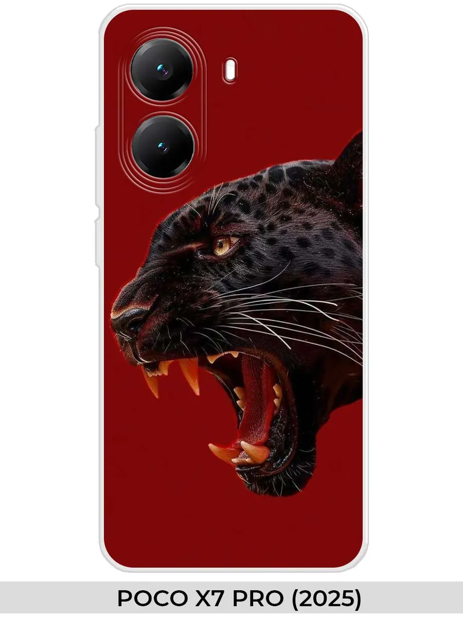 Xiaomi / Чехол на POCO X7 PRO (2025) пантерой