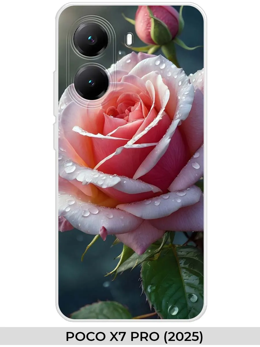 Xiaomi / Чехол на POCO X7 PRO (2025) розами