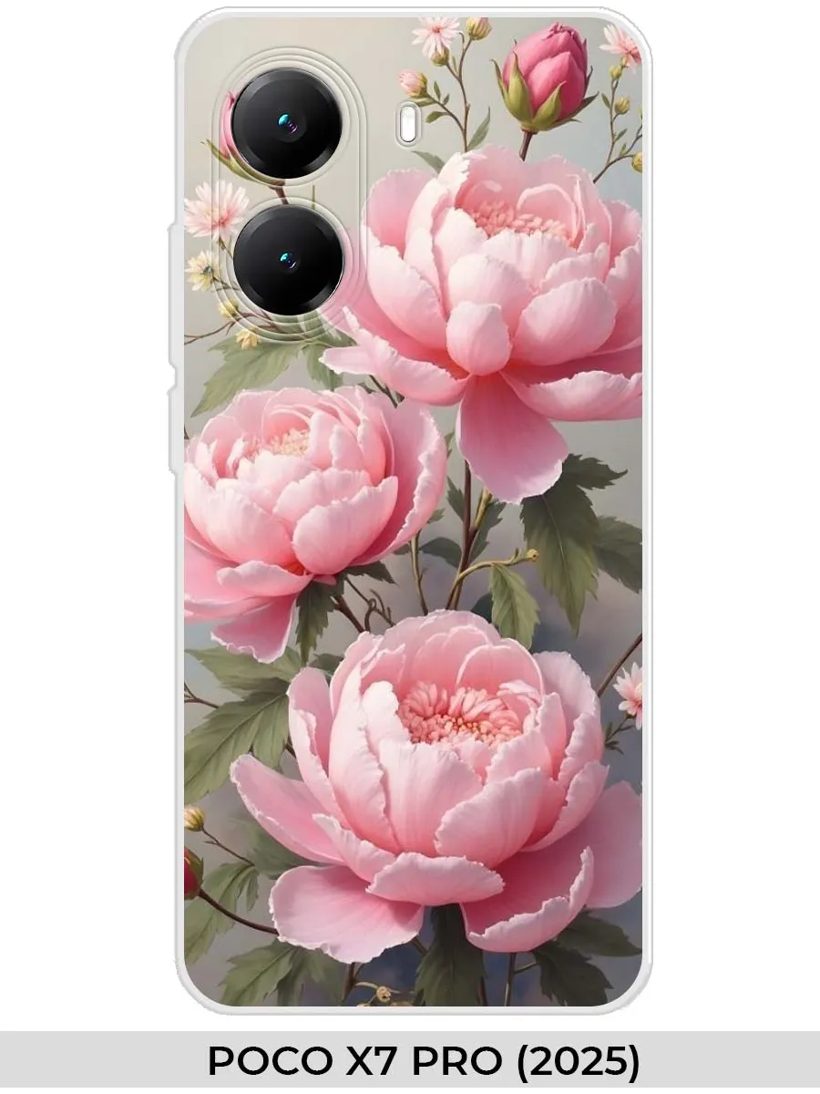 Xiaomi / Чехол на POCO X7 PRO (2025) розами