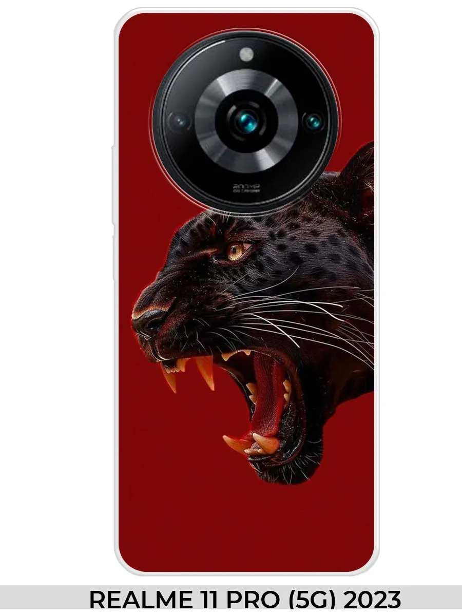 oppo / Чехол на Realme 11 PRO пантерой