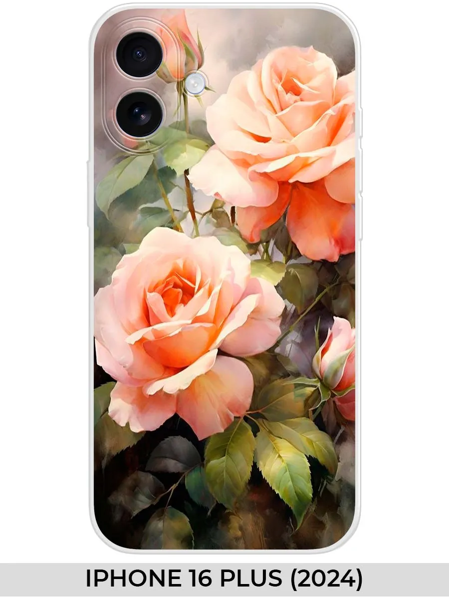 NOOTO / Чехол на iPhone 16 Plus (2024) розами