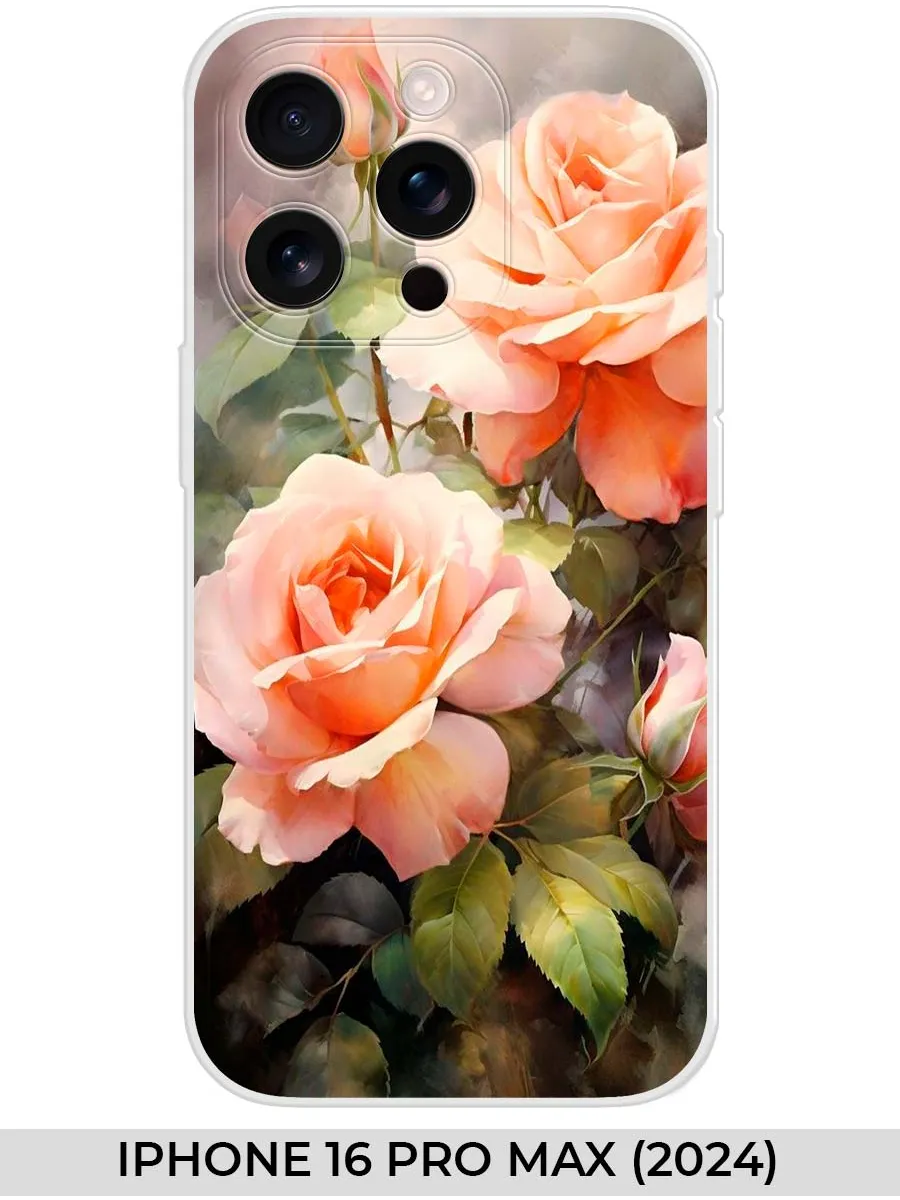 NOOTO / Чехол на iPhone 16 PRO MAX (2024) розами