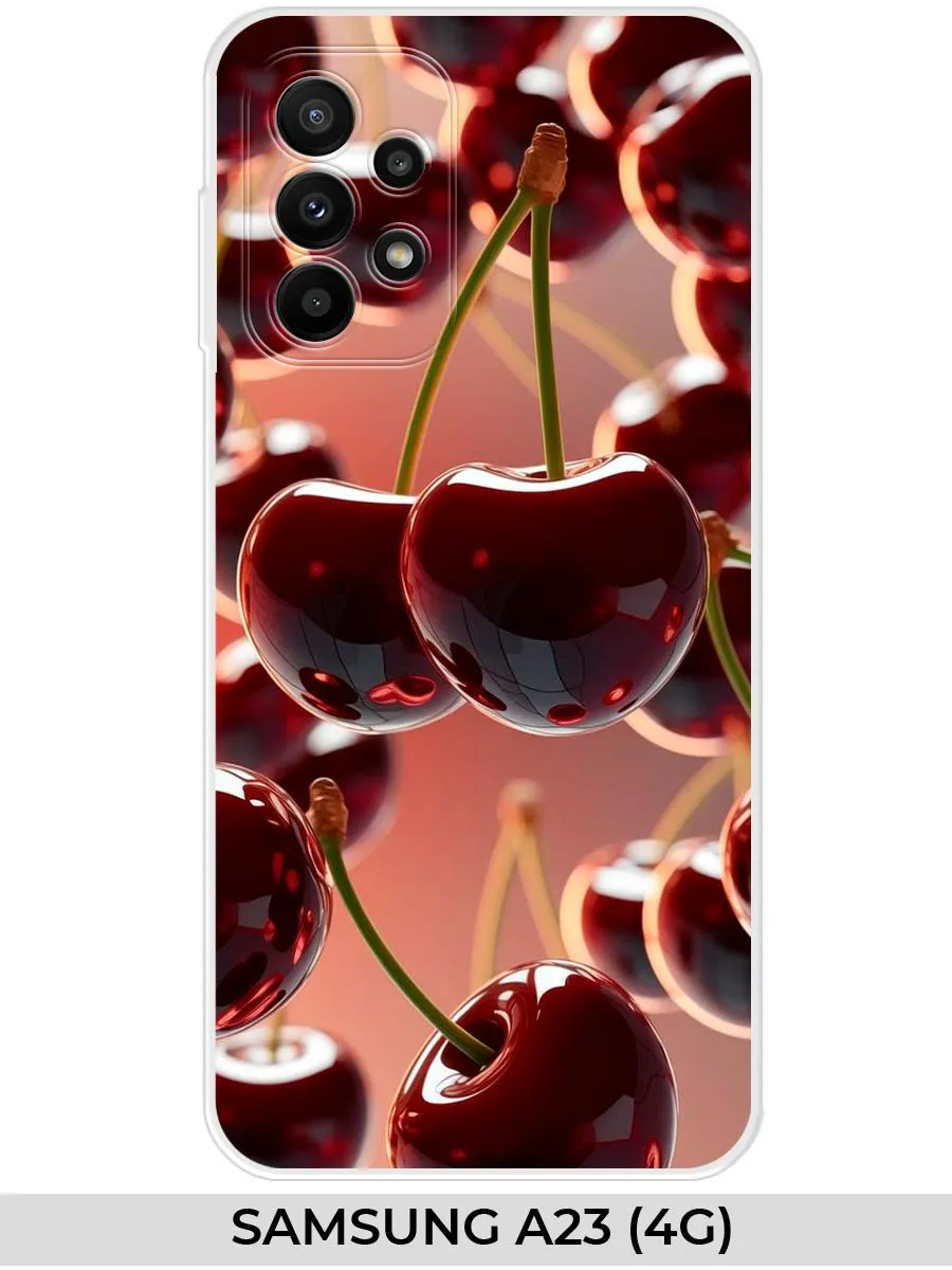 Samsung / Чехол на A23 A235F (для Самсунг А23) вишня