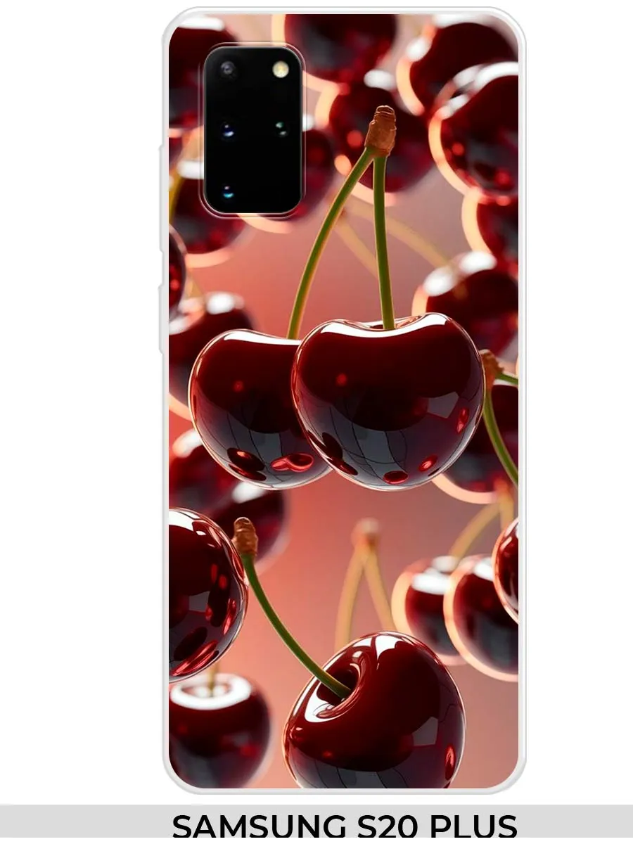 Samsung / Чехол на S20 Plus S11 (для Самсунг С20 плюс) вишня