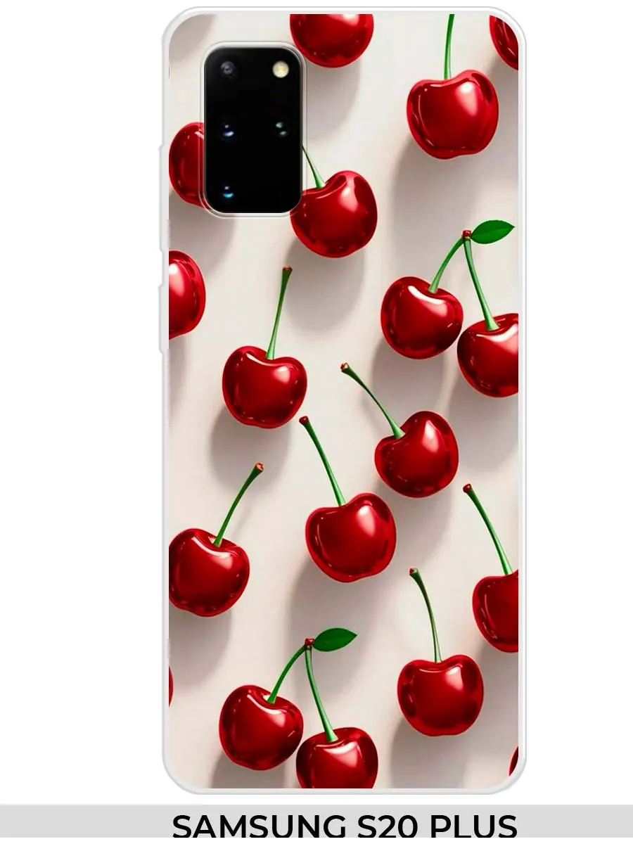Samsung / Чехол на S20 Plus S11 (для Самсунг С20 плюс) вишня