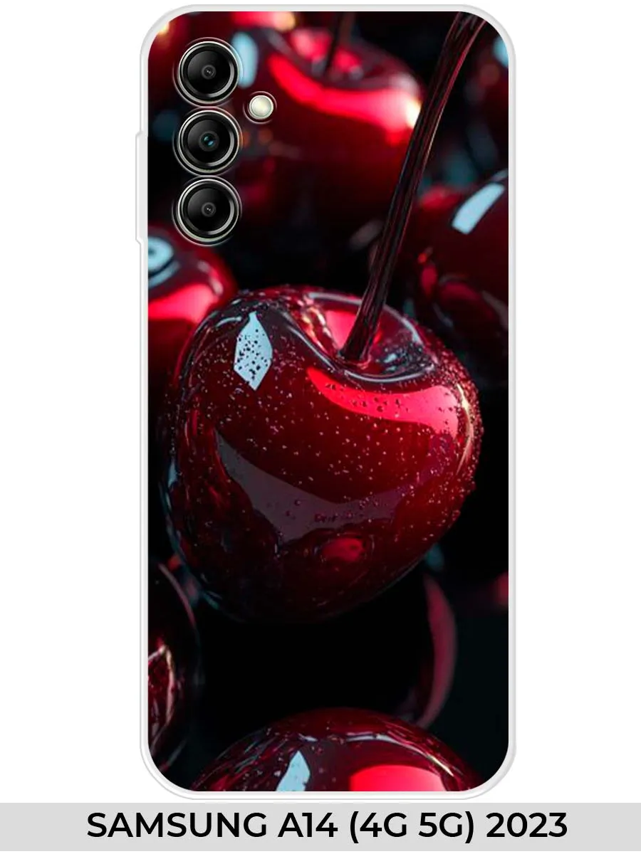 Samsung / Чехол на A14 (для Самсунг А14) вишня
