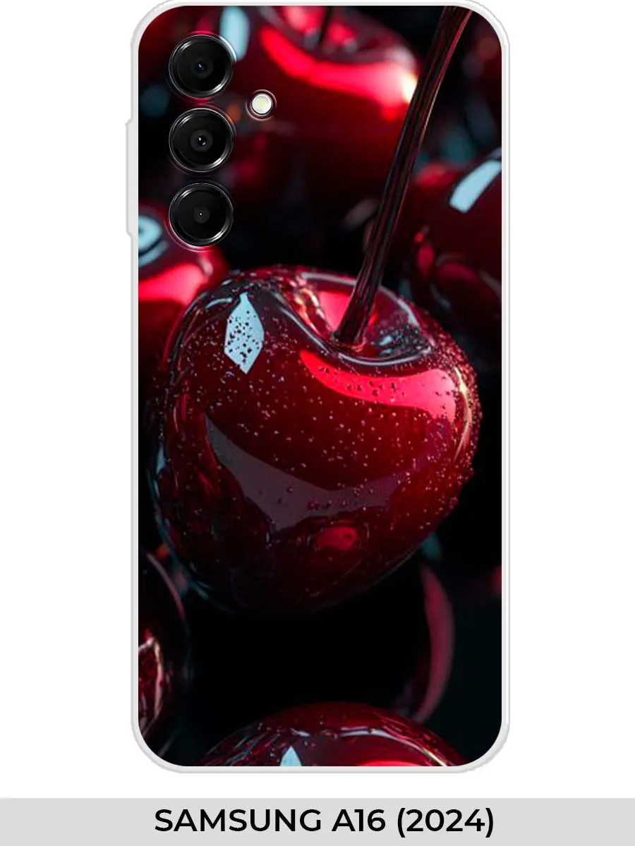 Samsung / Чехол на A16 (2024) вишня