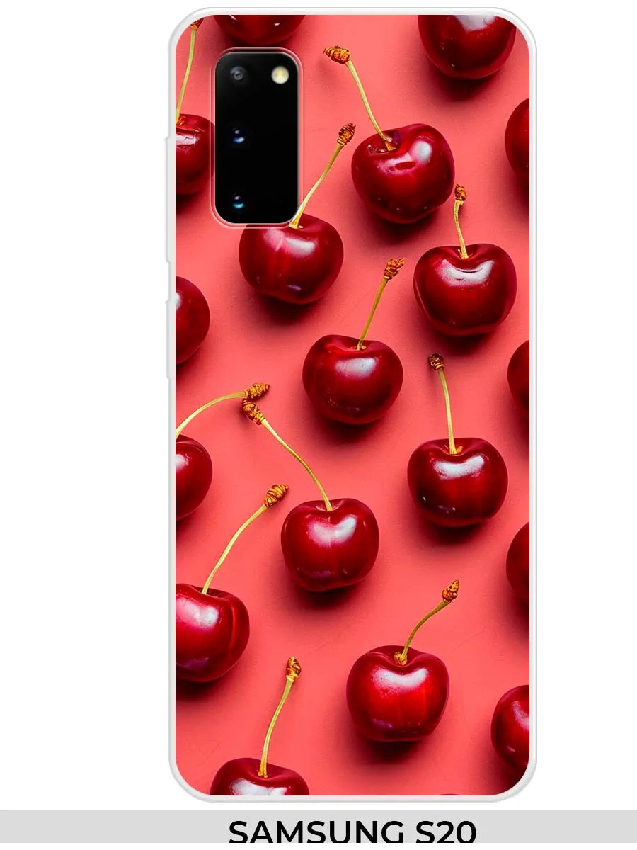 Samsung / Чехол на S20 S11e (для Самсунг С11е) вишня