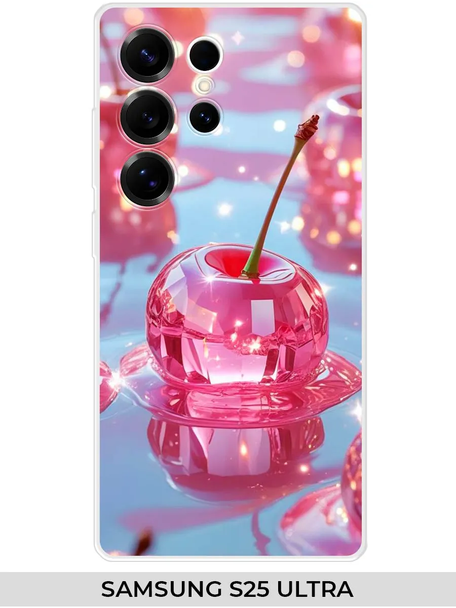 Samsung / Чехол на S25 Ultra (2025) вишня
