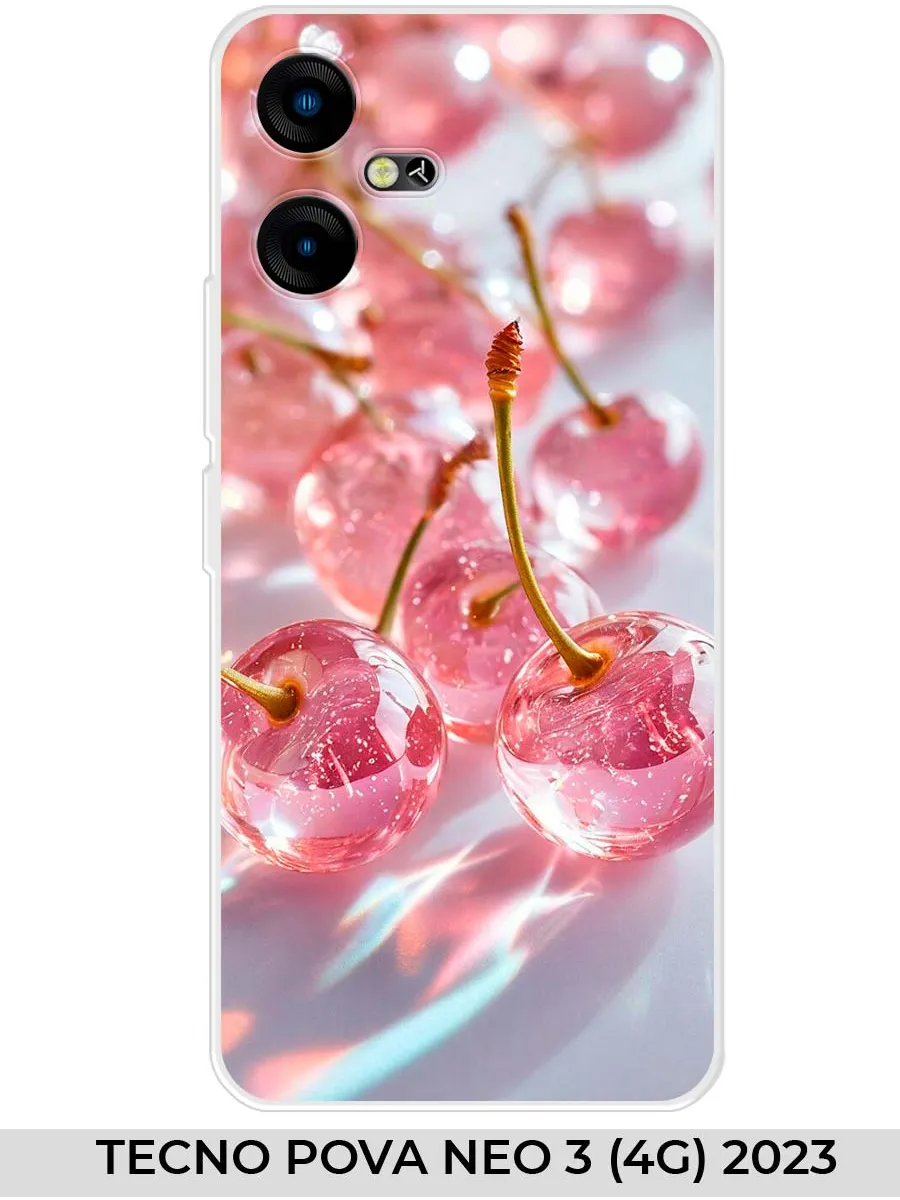 TECNO / Чехол на POVA NEO 3 4G (для Техно Пова Нео 3 4г) вишня