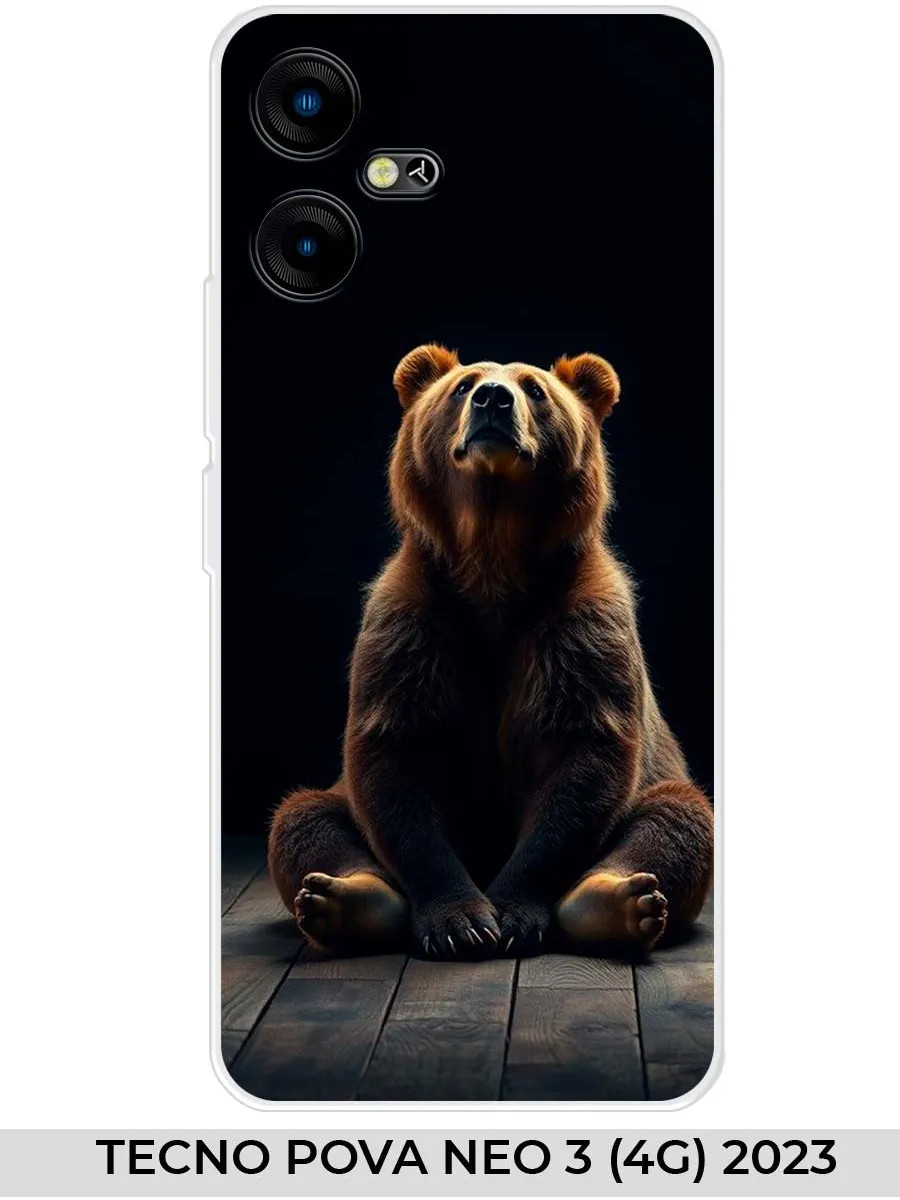 TECNO / Чехол на POVA NEO 3 4G Медведь