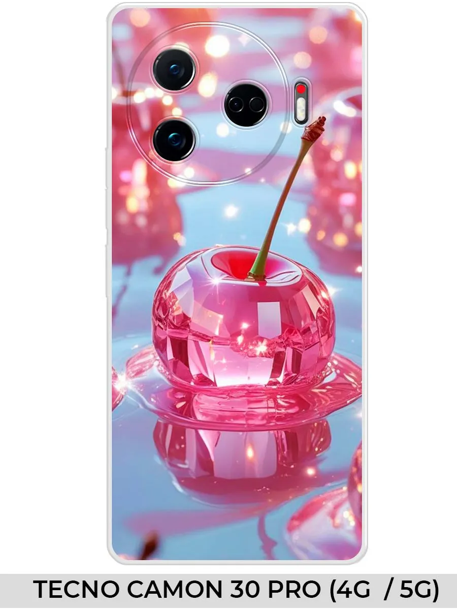 TECNO / Чехол на Camon 30 PRO (4G 5G) 2024 вишня