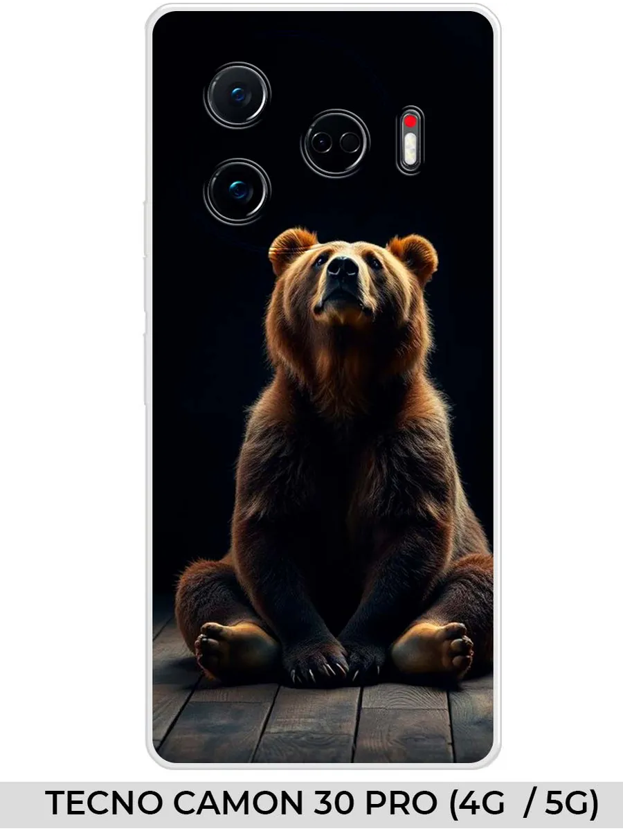 TECNO / Чехол на Camon 30 PRO (4G 5G) 2024 Медведь