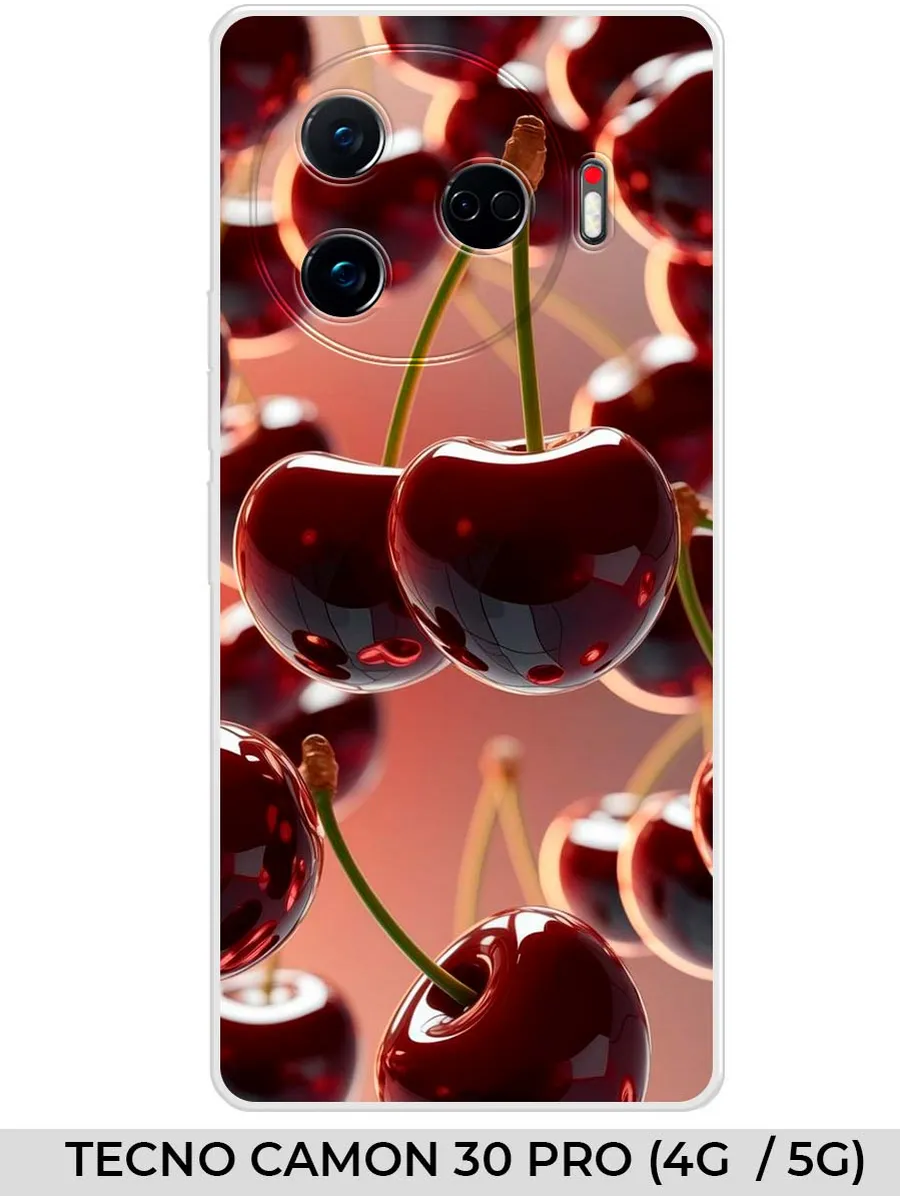 TECNO / Чехол на Camon 30 PRO (4G 5G) 2024 вишня