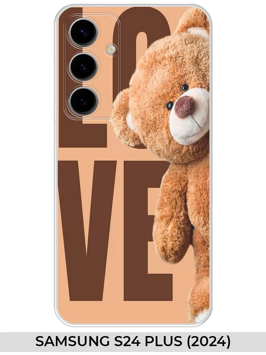 Samsung / Чехол на S24 Plus (2024) (для Самсунг С24+) мишка