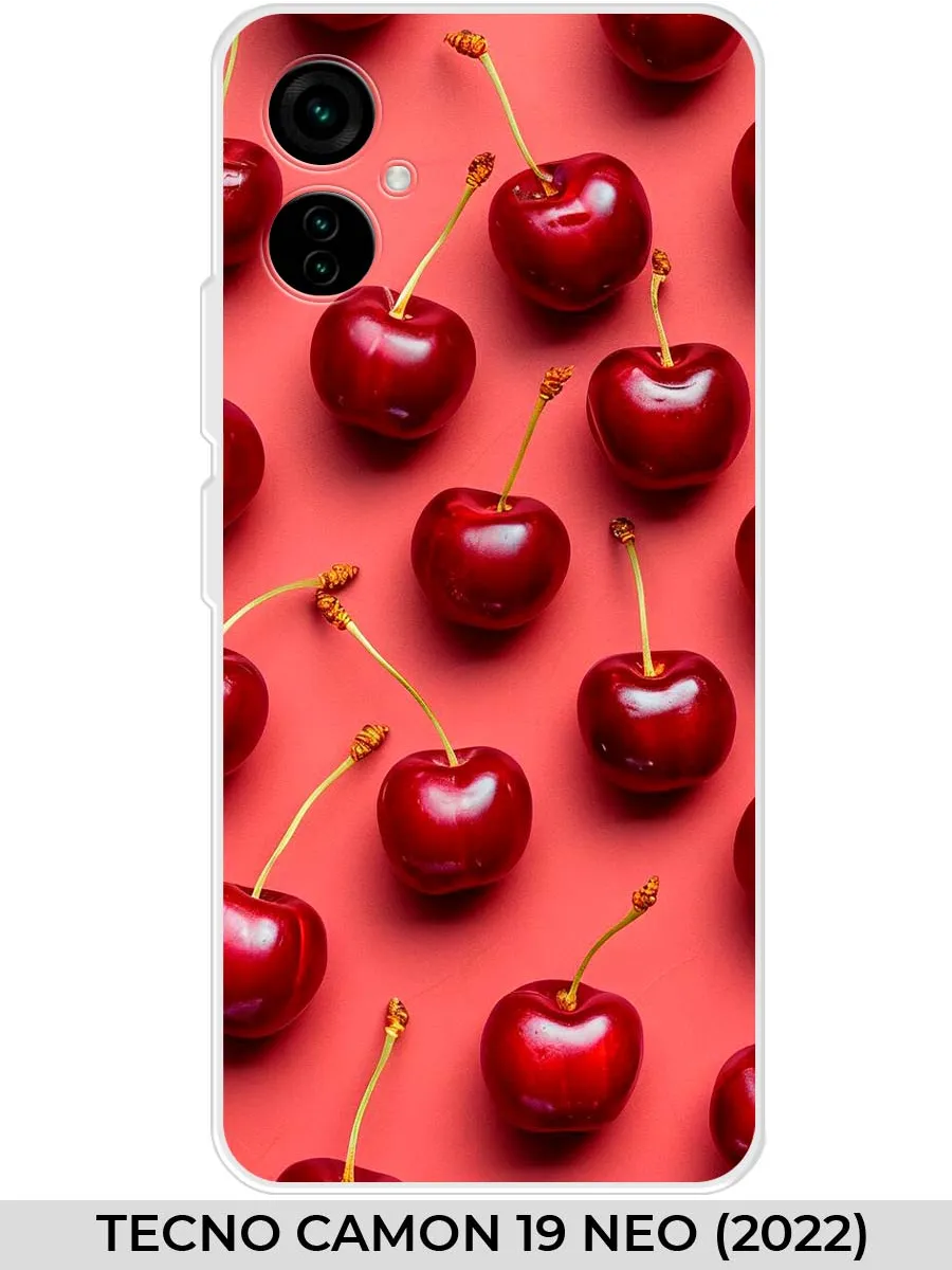 TECNO / Чехол на CAMON 19 NEO (для Техно камон 19 нео) вишня