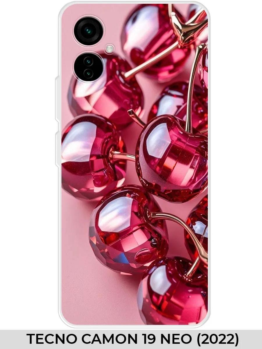 TECNO / Чехол на CAMON 19 NEO (для Техно камон 19 нео) вишня