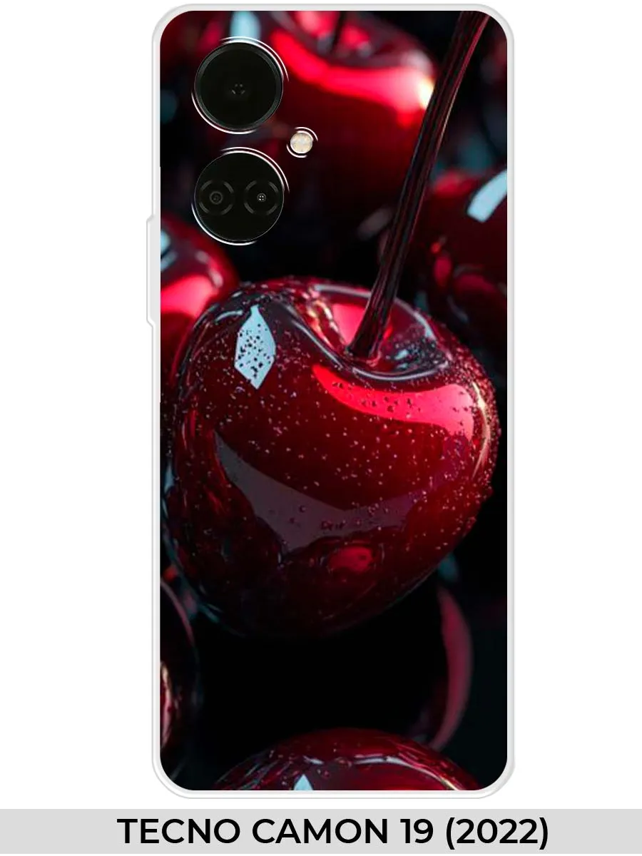 TECNO / Чехол на CAMON 19 (для Техно камон 19) вишня