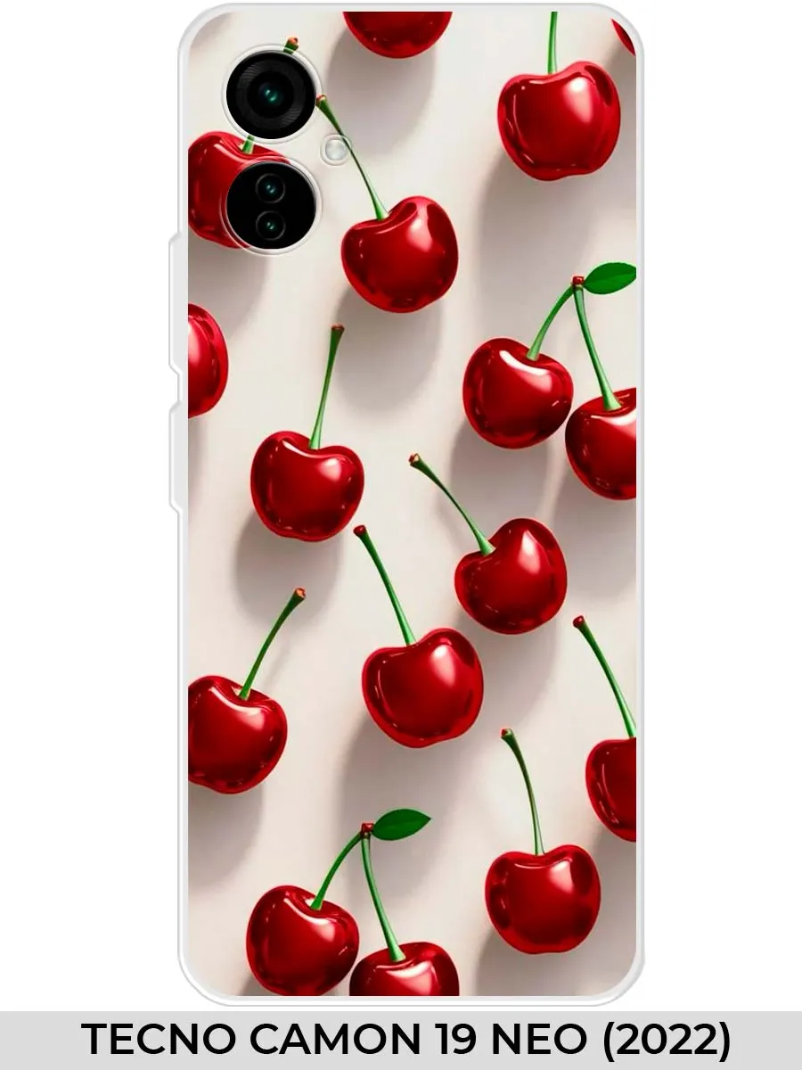 TECNO / Чехол на CAMON 19 NEO (для Техно камон 19 нео) вишня