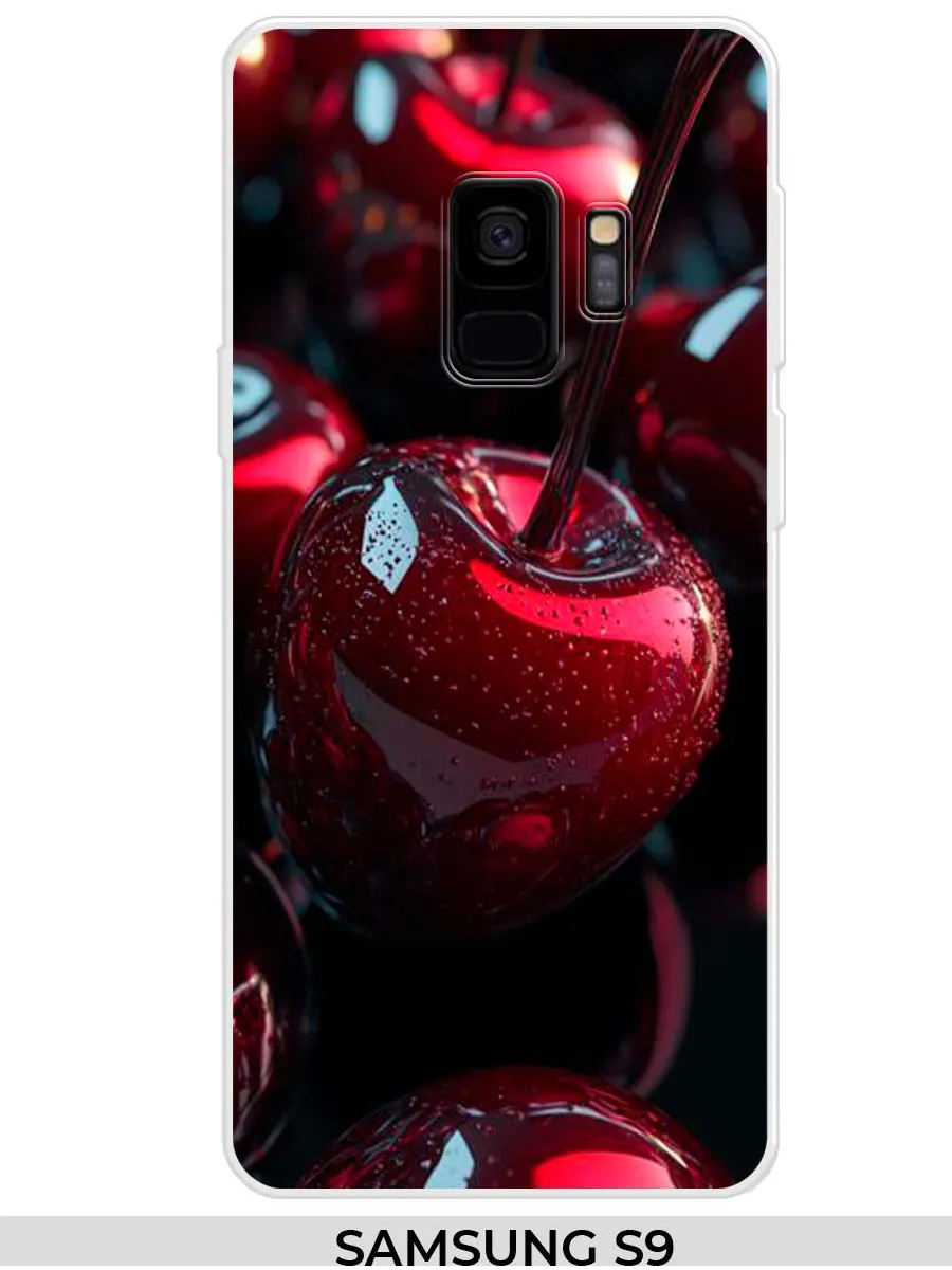 Samsung / Чехол на S9 (для Самсунг С9) вишня