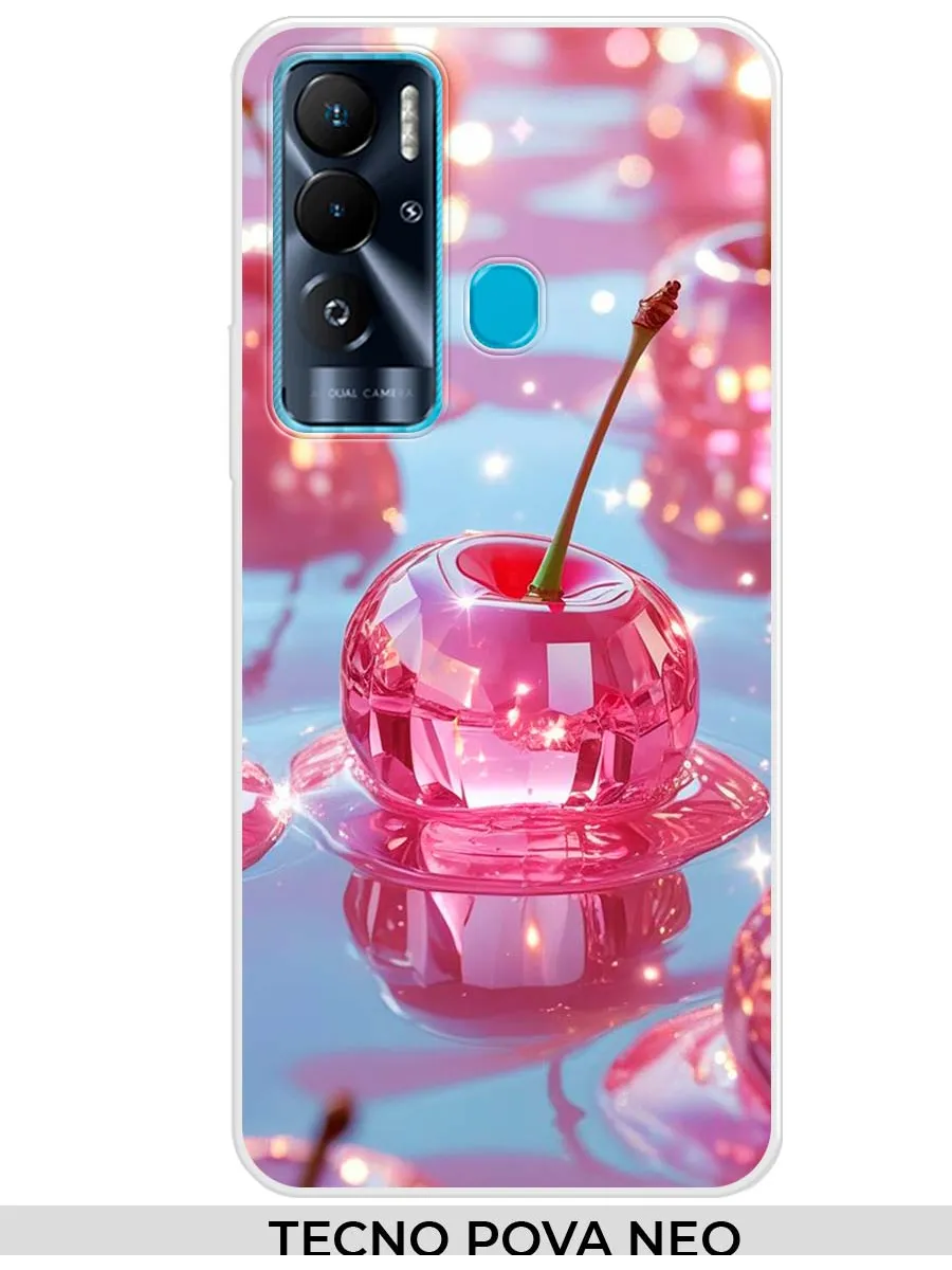 TECNO / Чехол на POVA NEO (для Техно Пова нео) вишня