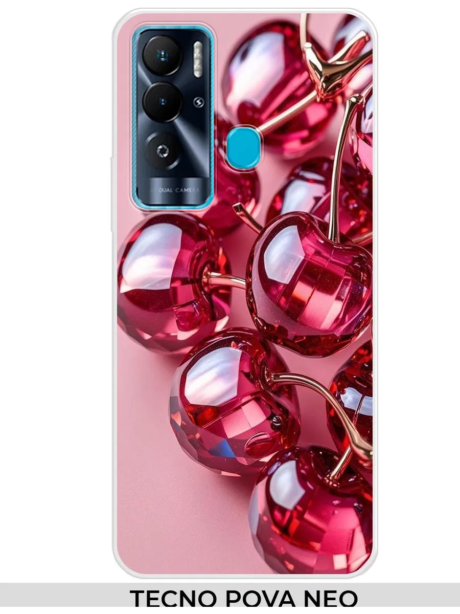 TECNO / Чехол на POVA NEO (для Техно Пова нео) вишня