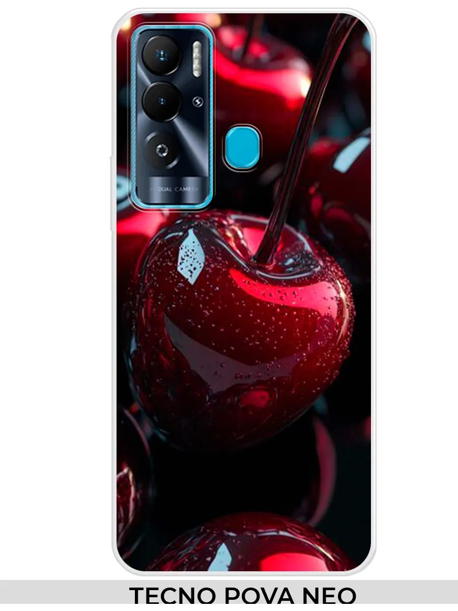 TECNO / Чехол на POVA NEO (для Техно Пова нео) вишня