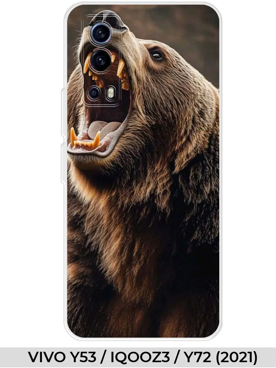 VIVO / Чехол на Y53_IQOOZ3_Y72 (2021) (для Виво У53) Медведь