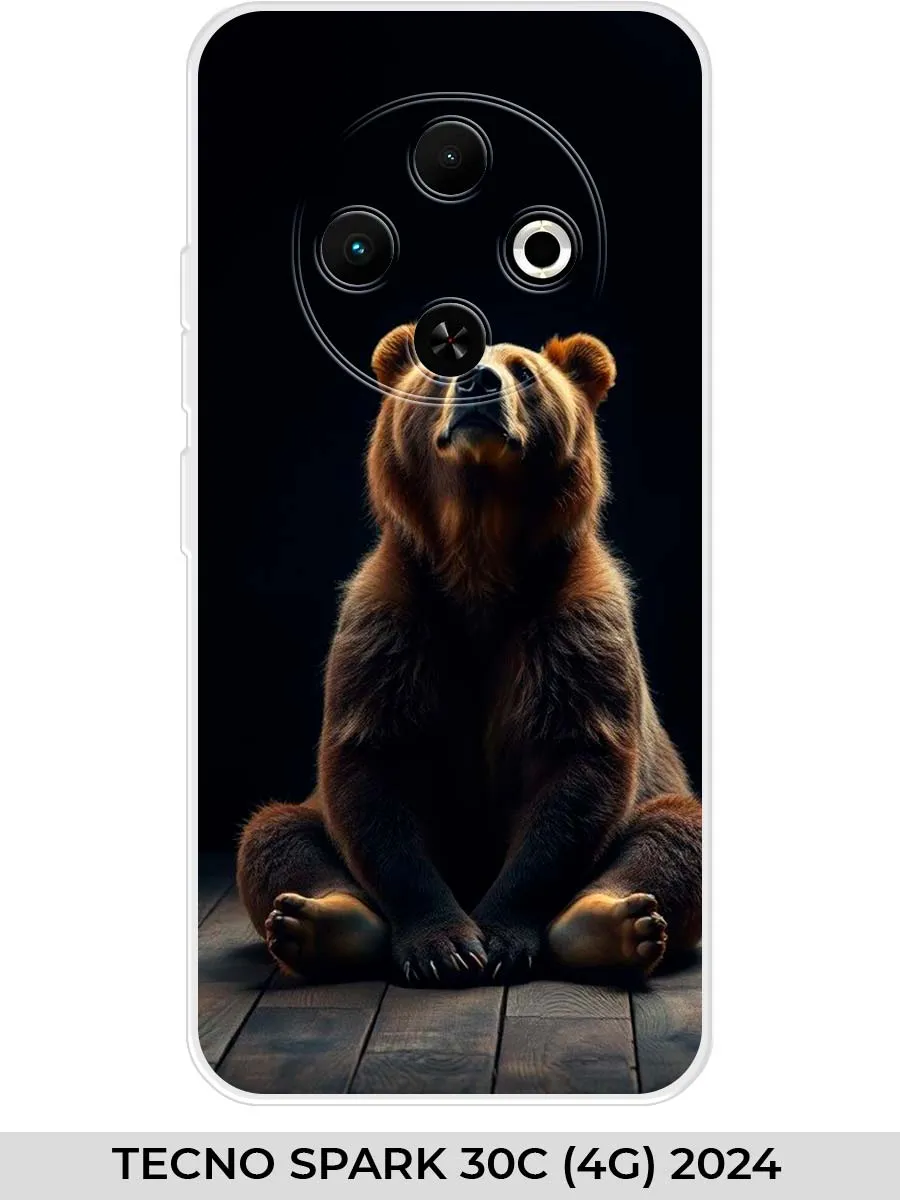 TECNO / Чехол на SPARK 30C (4G) 2024 Медведь