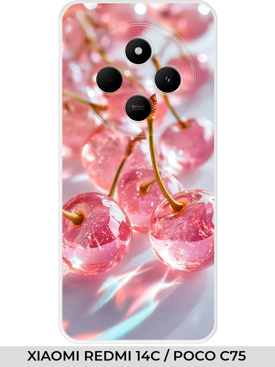 Xiaomi / Чехол на Redmi 14C Poco C75 4G (2024) вишня
