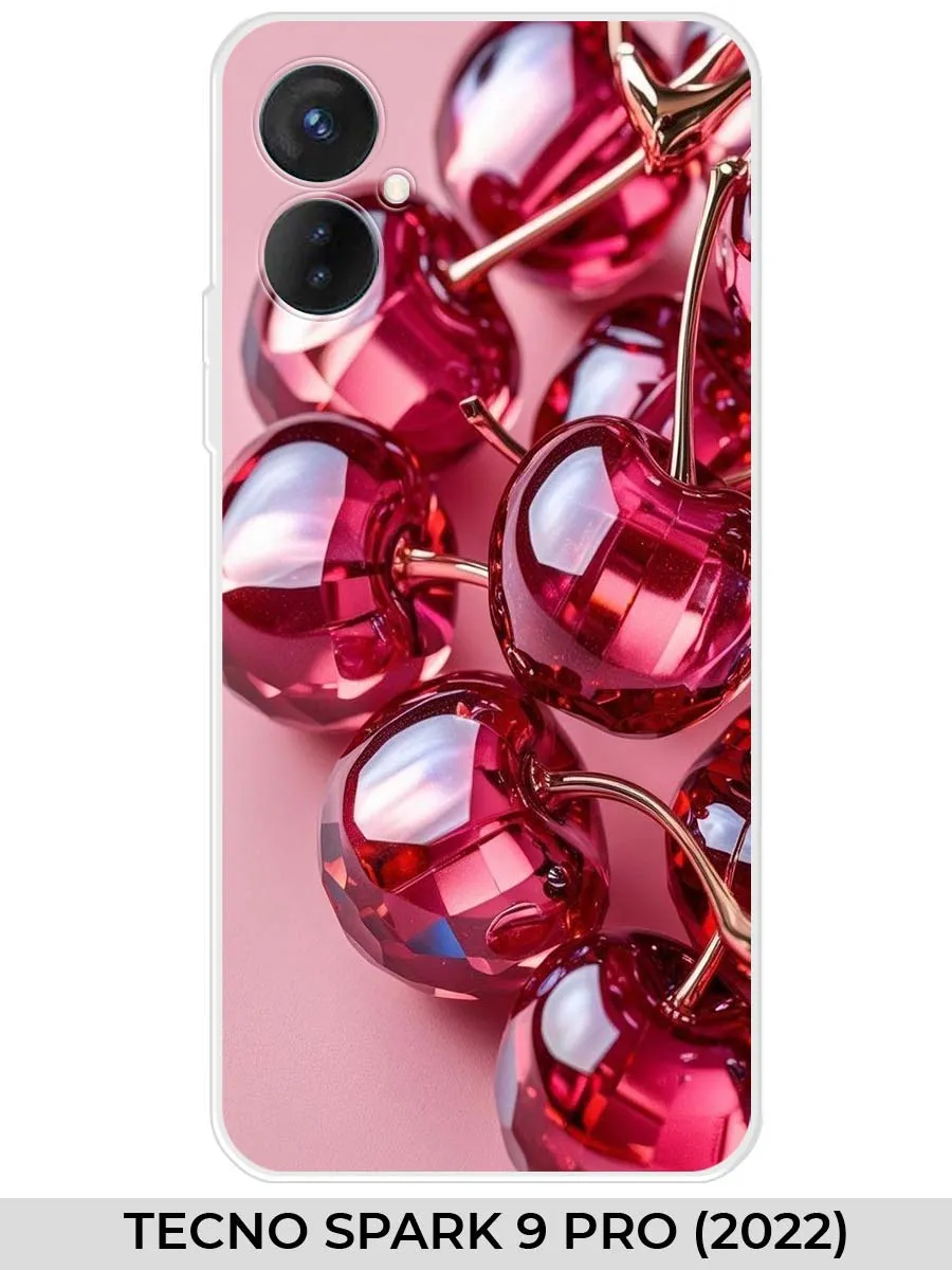 TECNO / Чехол на SPARK 9 PRO (для Техно Спарк 9 про) вишня