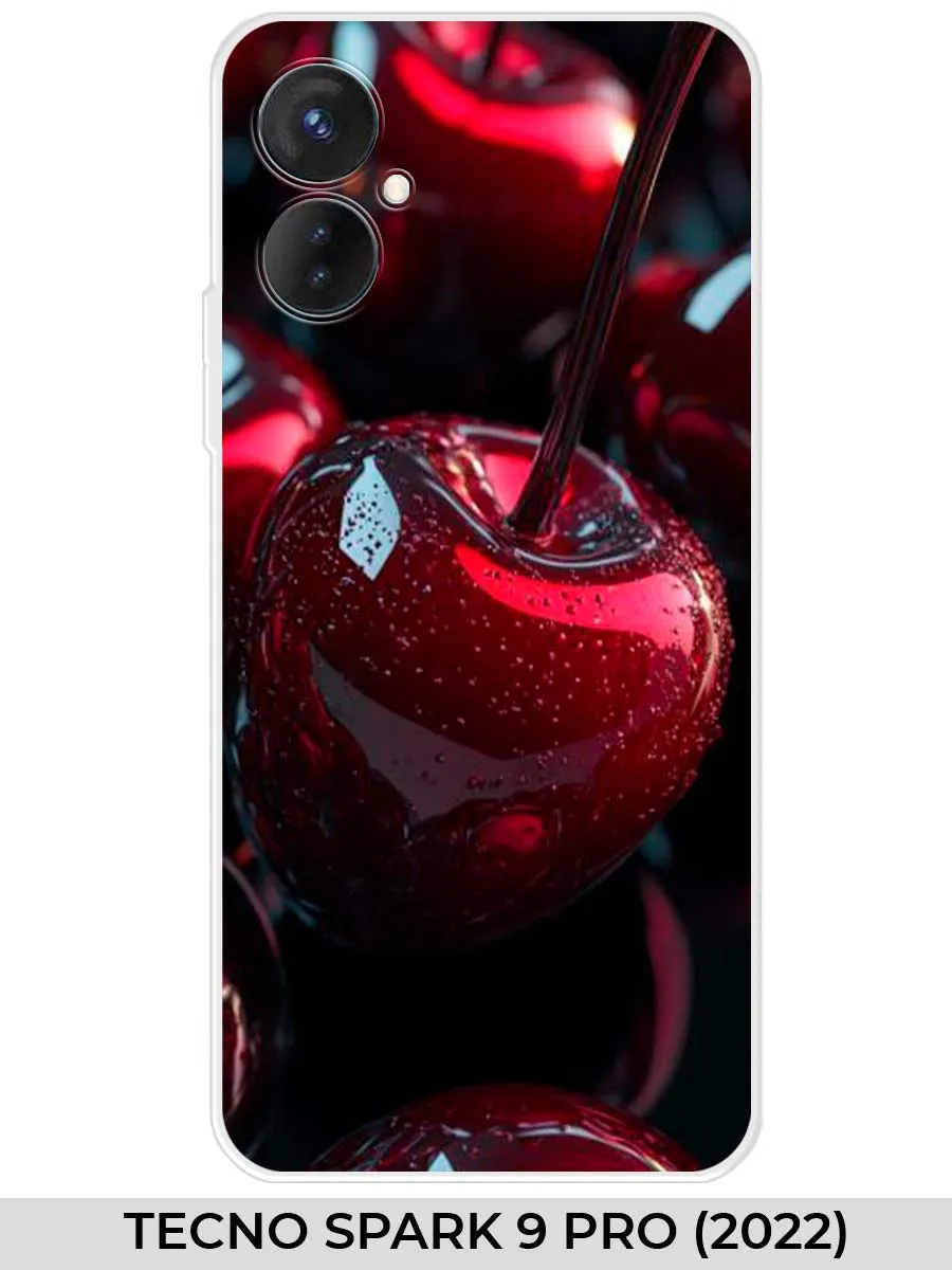 TECNO / Чехол на SPARK 9 PRO (для Техно Спарк 9 про) вишня